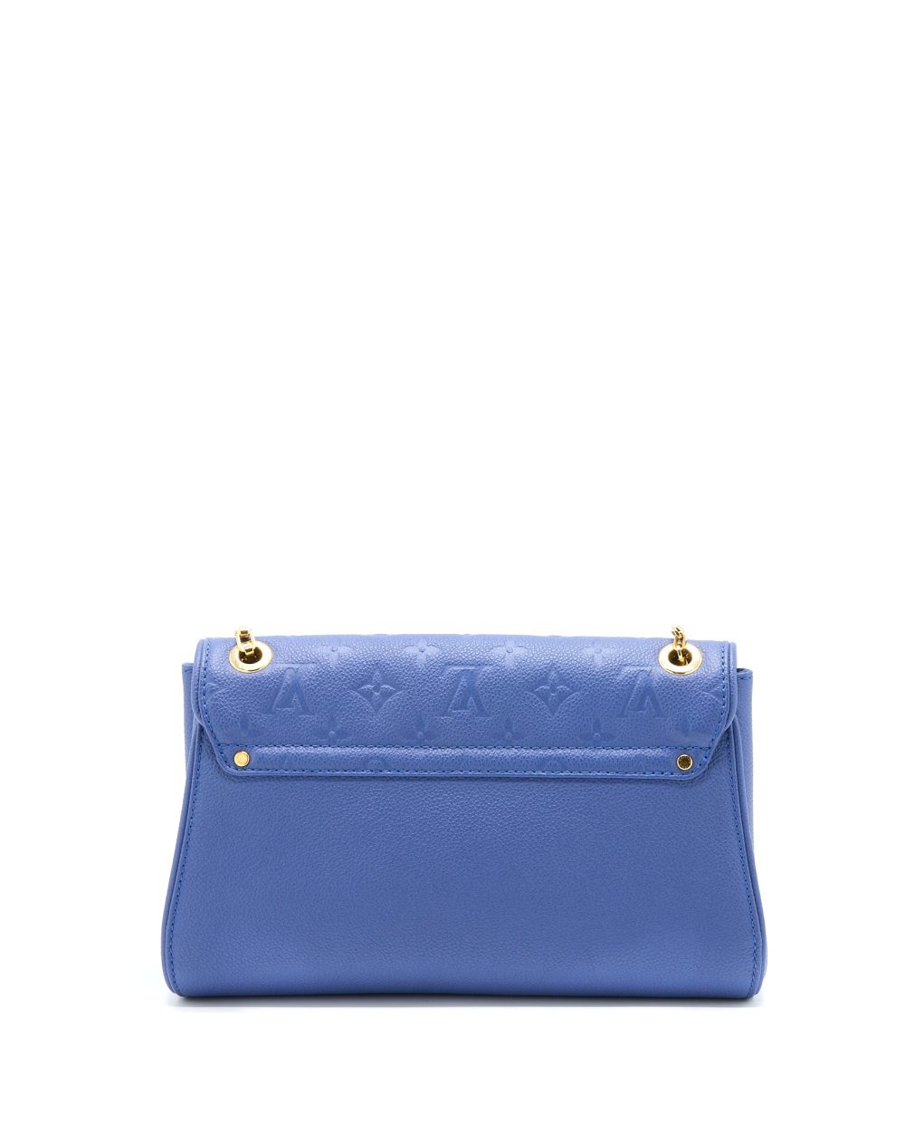 AAA Replica Louis Vuitton LV SAINT GERMAINE CROSSBODY BAG MONOGRAM EMPREINTE BLUE GHW