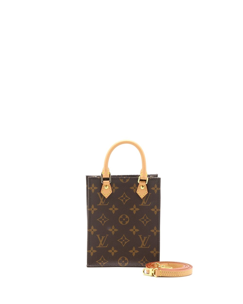 AAA Replica Louis Vuitton LV PETIT SAC PLAT MONOGRAM CANVAS GHW