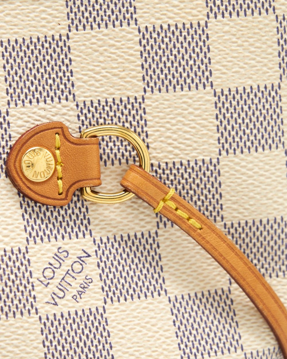 AAA Replica Louis Vuitton LV Neverfull MM Damier Azur GHW
