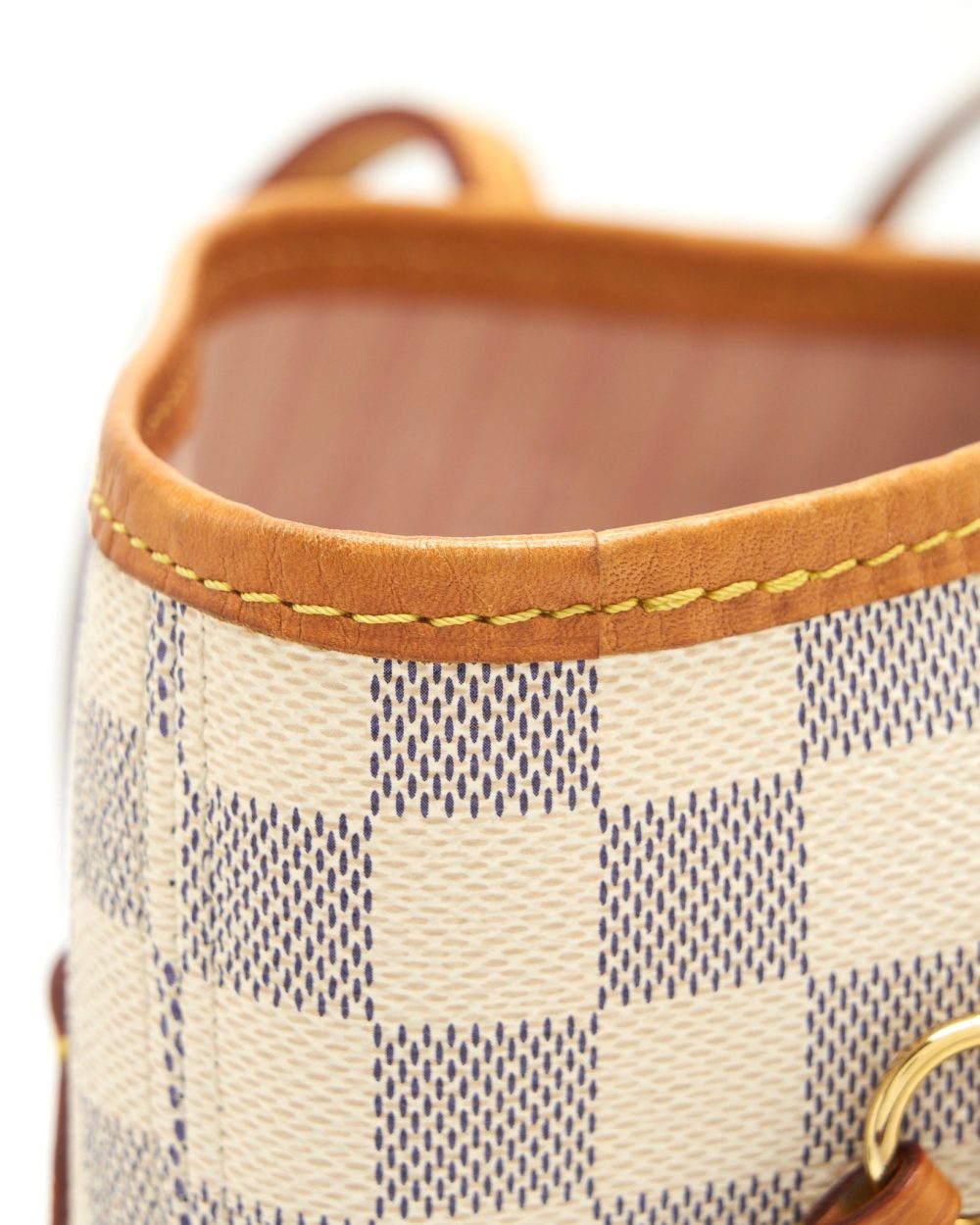 AAA Replica Louis Vuitton LV Neverfull MM Damier Azur GHW