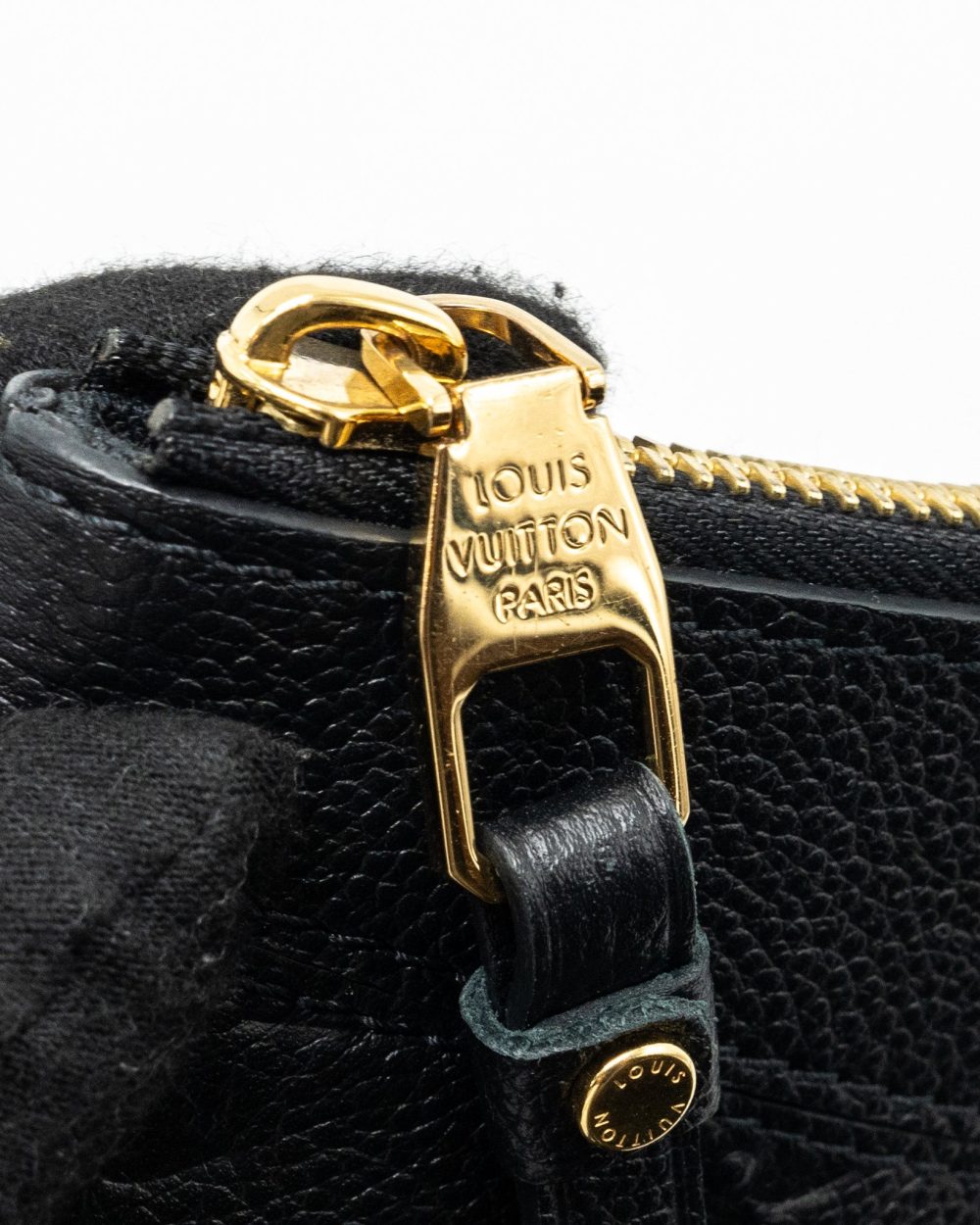 AAA Replica Louis Vuitton LV CLUTCH MONOGRAM EMPREINTE CALFSKIN BALCK GHW