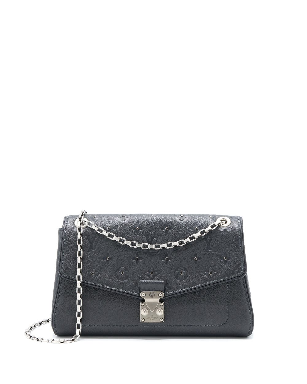 AAA Replica Louis Vuitton LV SAINT GERMAINE CROSSBODY BAG MONOGRAM EMPREINTE BLACK BRUSHED SHW