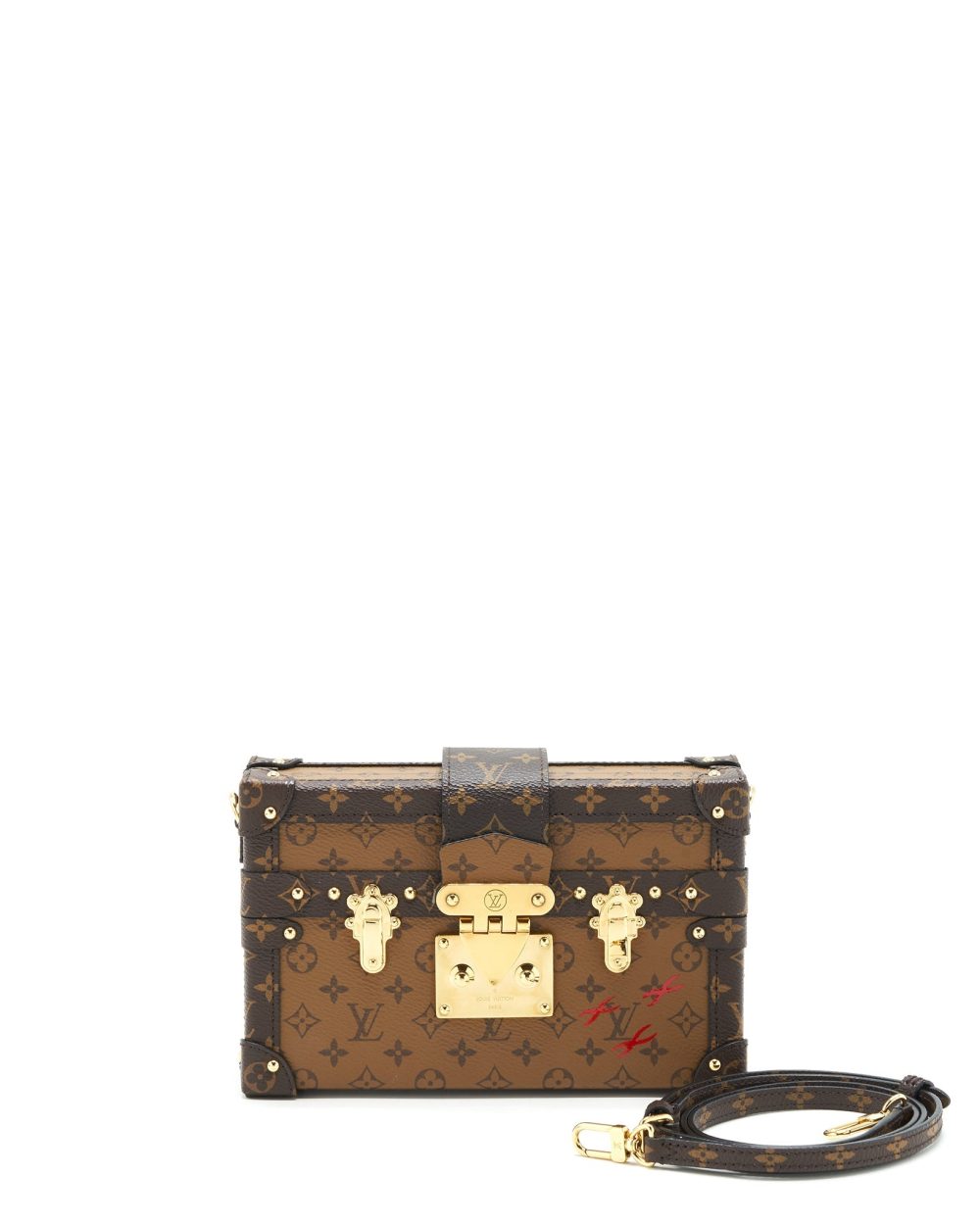 AAA Replica Louis Vuitton LV PETITE MALLE MONOGRAM REVERSE CANVAS