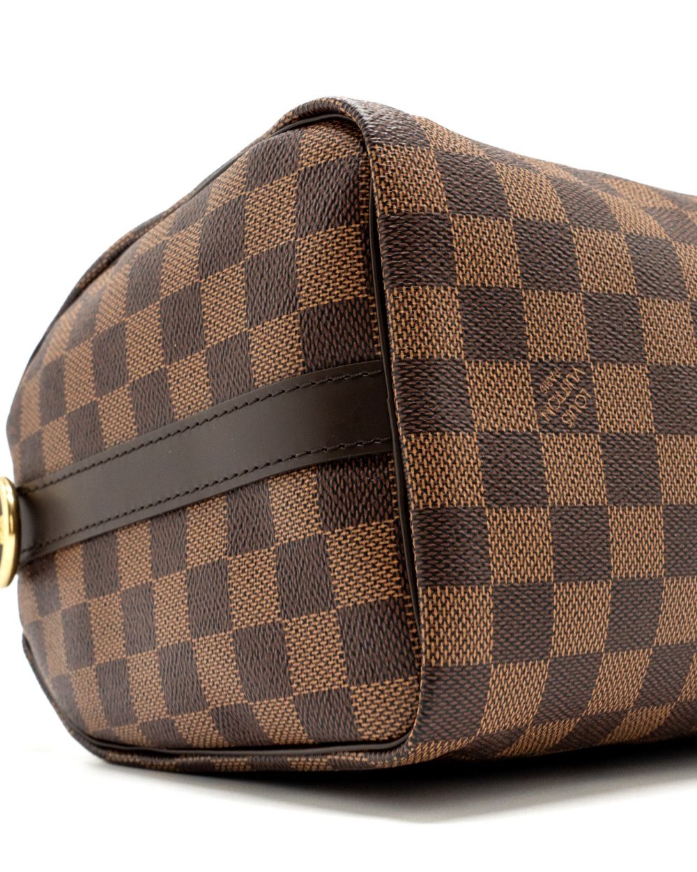 AAA Replica Louis Vuitton LV SPEEDY 25 DAMIER EBENE GHW