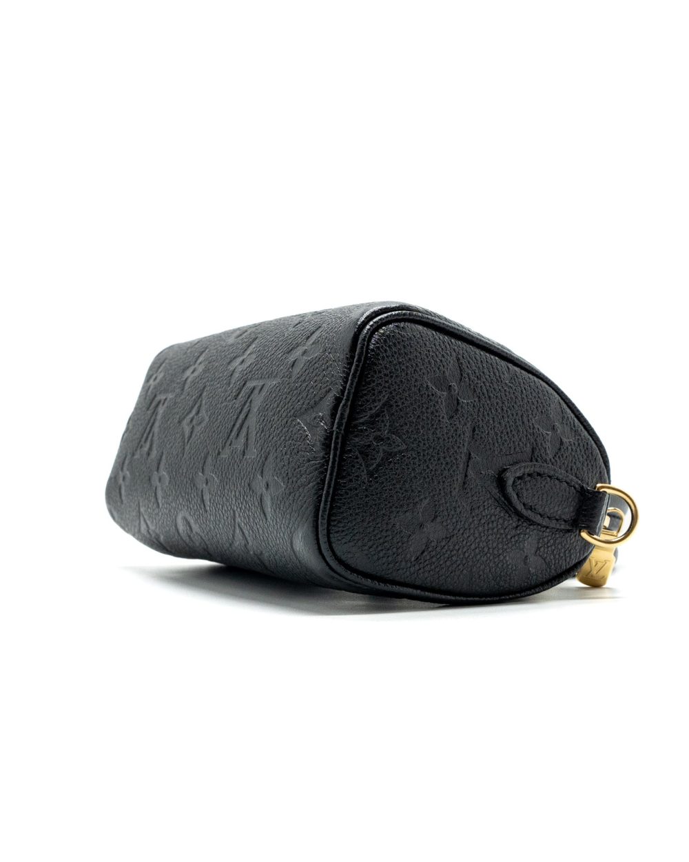 AAA Replica Louis Vuitton LV NANO SPEEDY MONOGRAM EMPREINTE BLACK GHW(NEW VERSION)