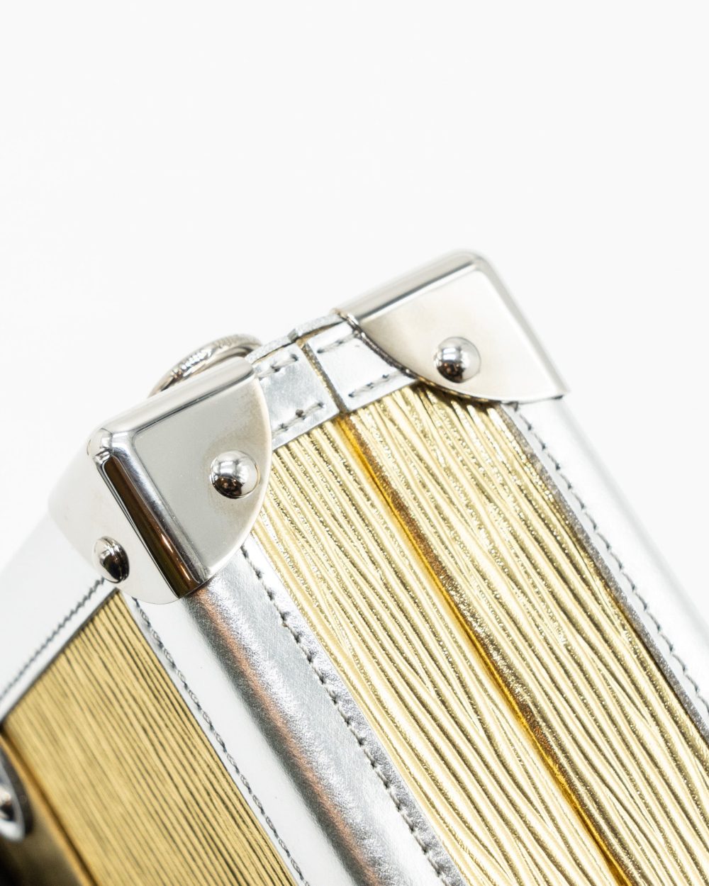 AAA Replica Louis Vuitton LV PETIT MALLE EPI GOLD / SILVER SHW