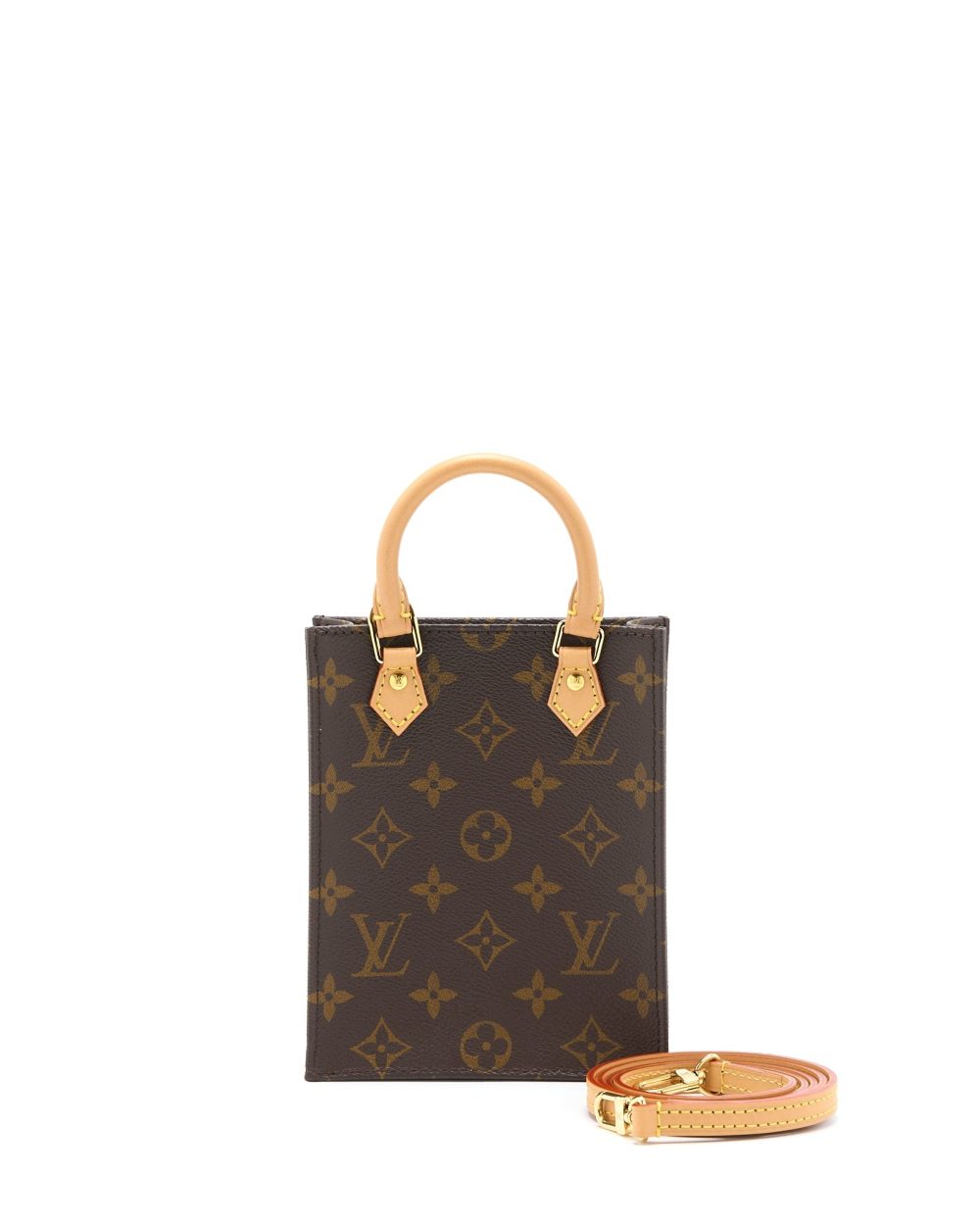 AAA Replica Louis Vuitton LV PETIT SAC PLAT MONOGRAM CANVAS GHW
