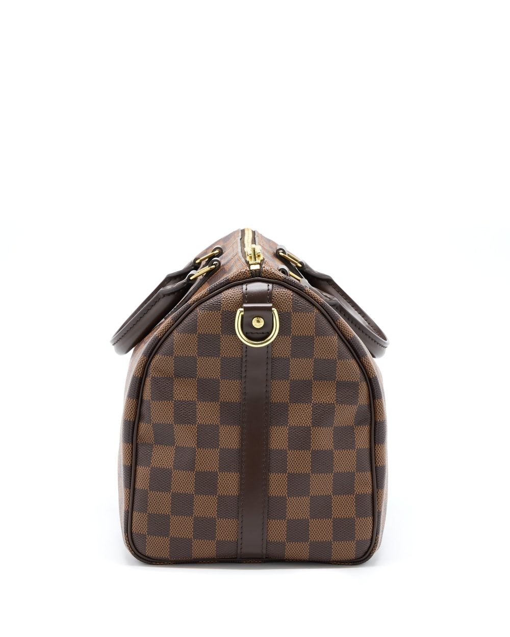 AAA Replica Louis Vuitton LV SPEEDY 30 DAMIER EBENE GHW