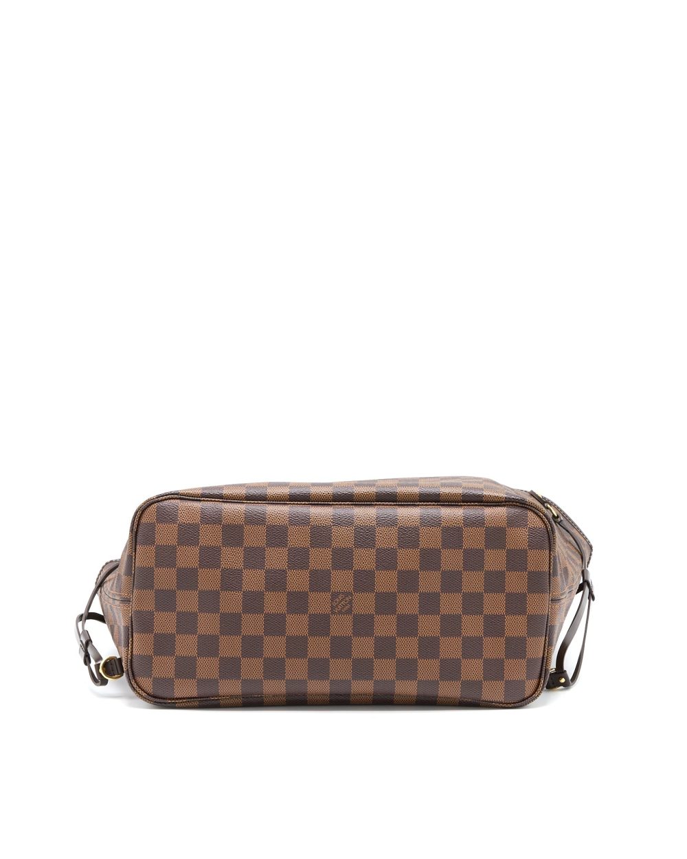 AAA Replica Louis Vuitton LV NEVERFULL MM DAMIER EBENE GHW WITH INITIAL S.S