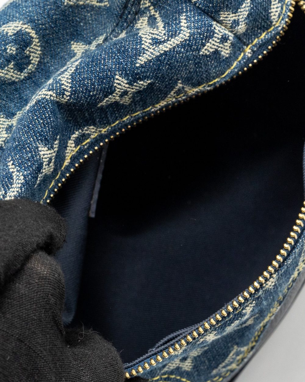AAA Replica Louis Vuitton LV JAPANESE CRUISER BAG LIMITED EDITION MONOGRAM DENIM/LEATHER BLUE GHW(NEW VERSION)