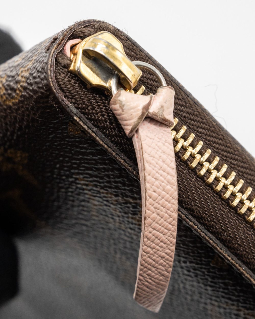 AAA Replica Louis Vuitton LV CLEMENCE LONG WALLET MONOGRAM CANVAS ROSE BALLERINE GHW