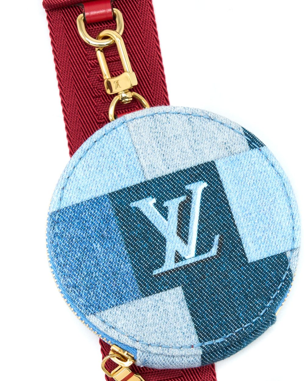 AAA Replica Louis Vuitton LV PATCHWORK MULTI-POCHETTE ACCESSOIRES BAG MONOGRAM DENIM GHW