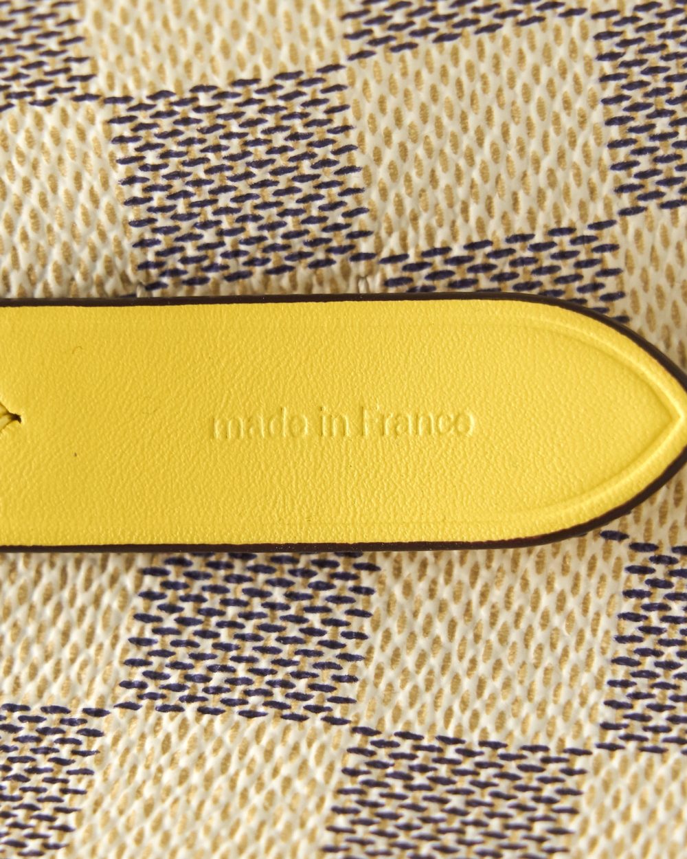 AAA Replica Louis Vuitton LV NEONOE DAMIER AZUR CANVAS YELLOW