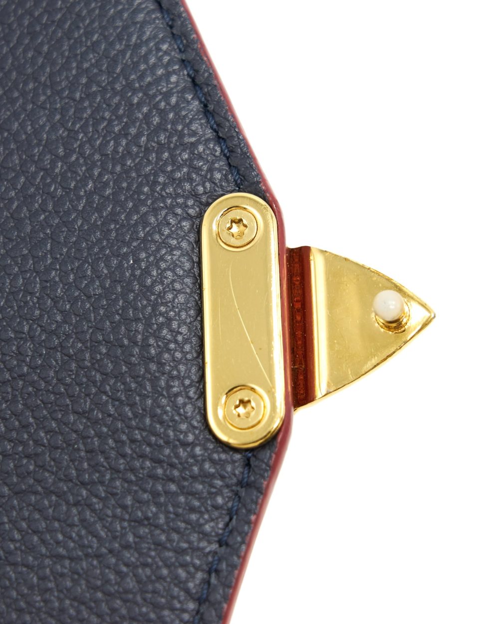 AAA Replica Louis Vuitton LV POCHETTE METIS MONOGRAM EMPREINTE LEATHER MARINE ROUGE