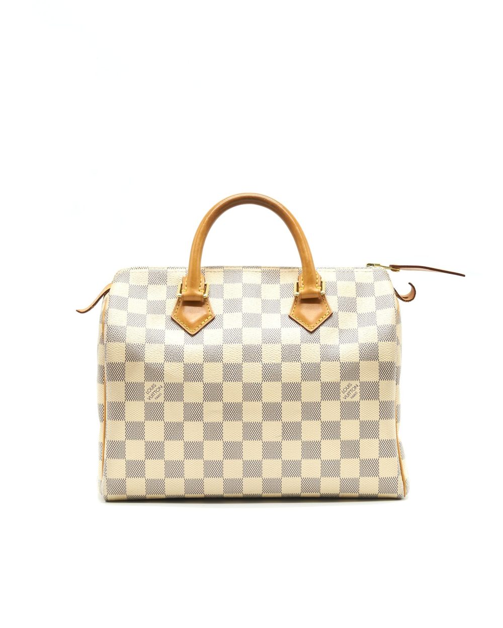 AAA Replica Louis Vuitton LV SPEEDY 25 DAMIER AZUR CANVAS HANDBAG