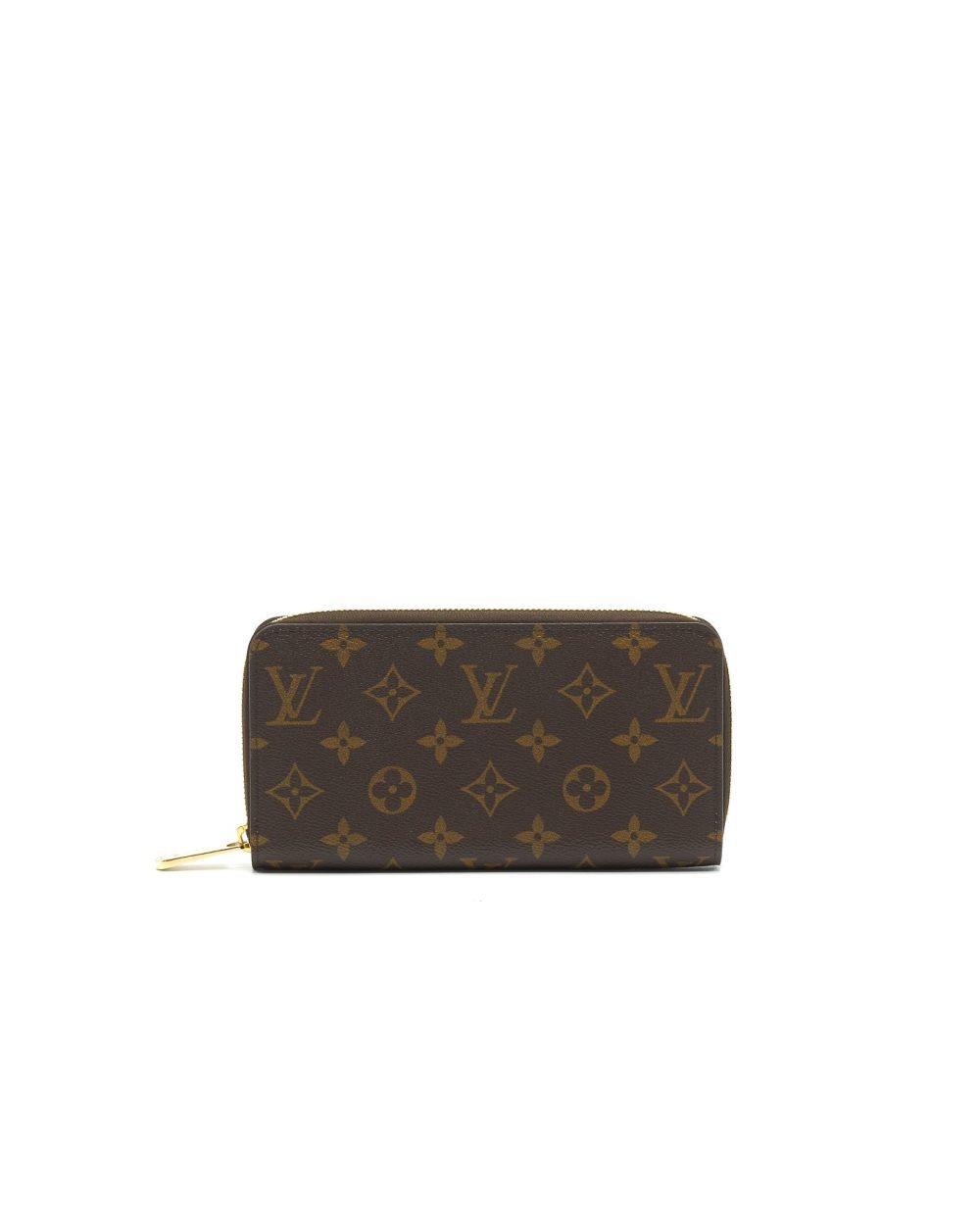 AAA Replica Louis Vuitton LV ZIPPY WALLET MONOGRAM CANVAS BROWN