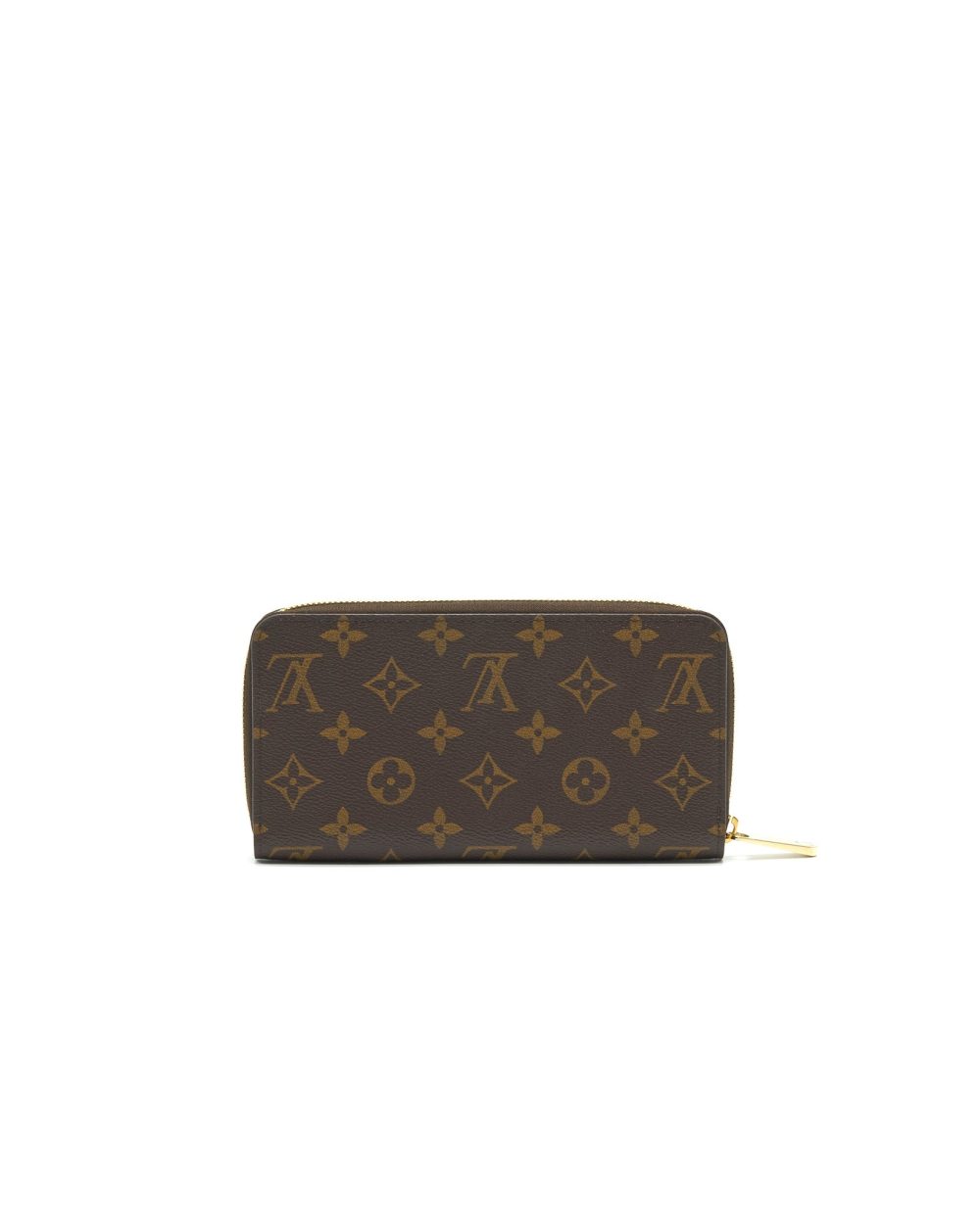 AAA Replica Louis Vuitton LV ZIPPY WALLET MONOGRAM CANVAS BROWN