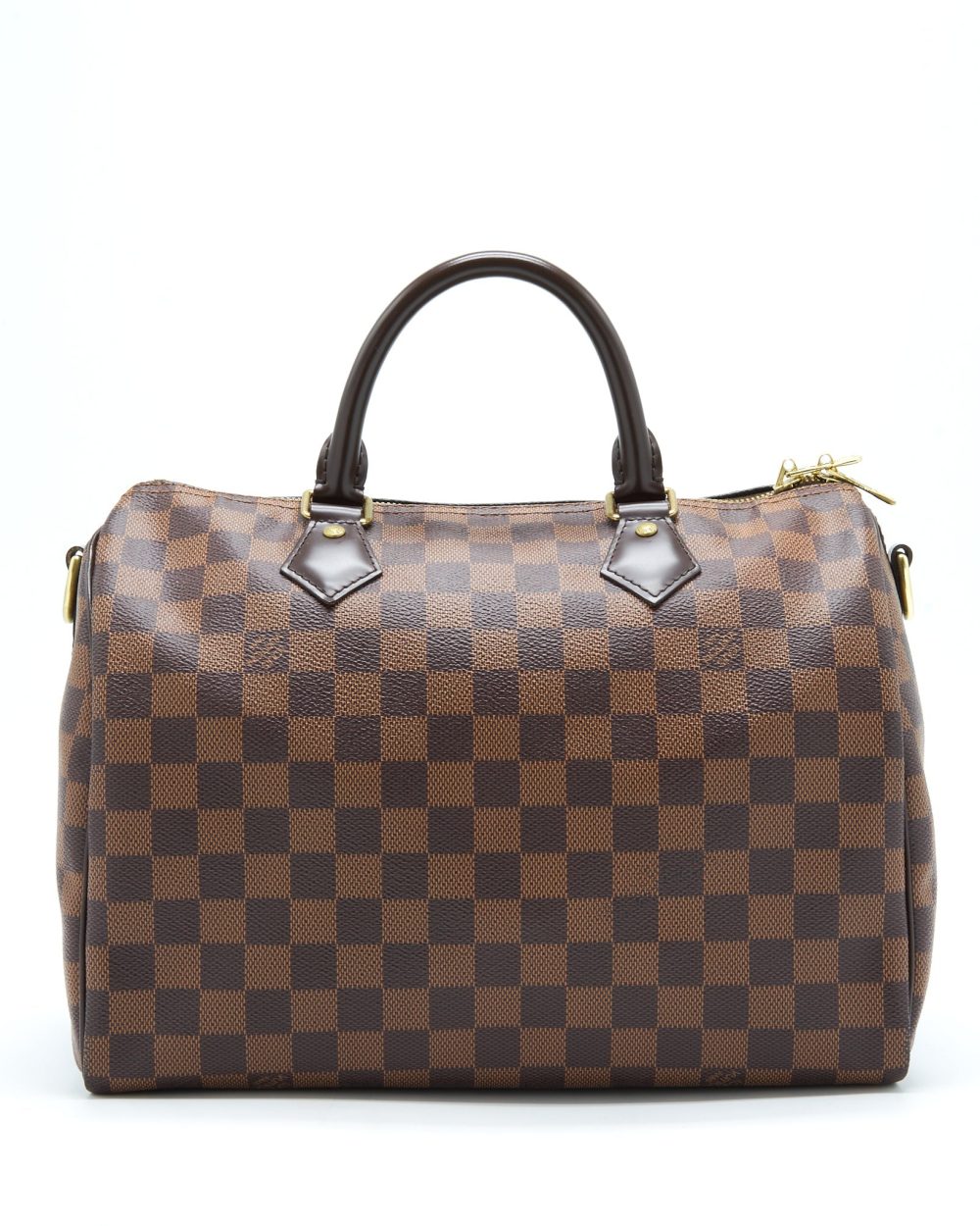 AAA Replica Louis Vuitton LV SPEEDY BANDOULIERE 30 DAMIER EBENE CANVAS