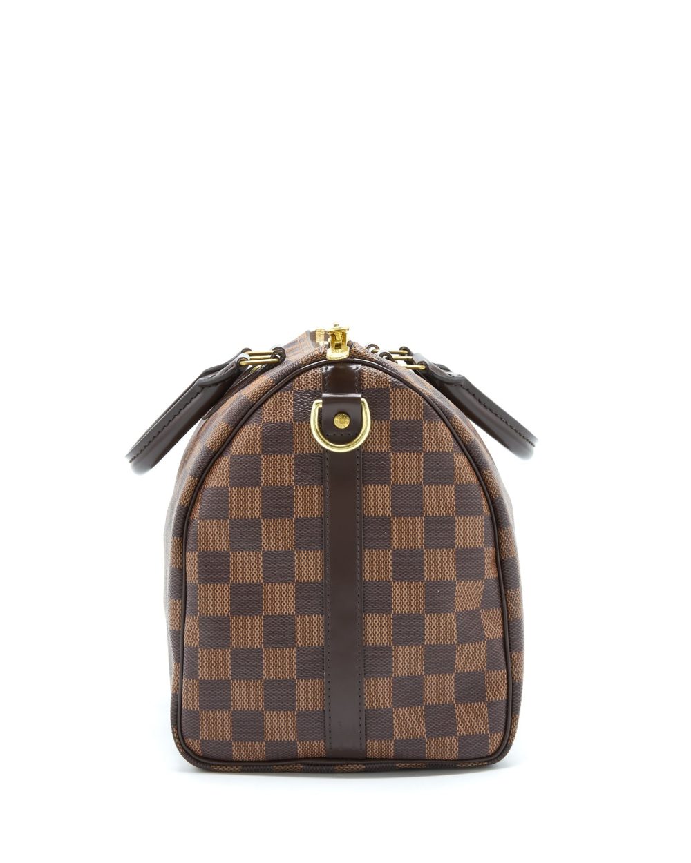 AAA Replica Louis Vuitton LV SPEEDY BANDOULIERE 30 DAMIER EBENE CANVAS