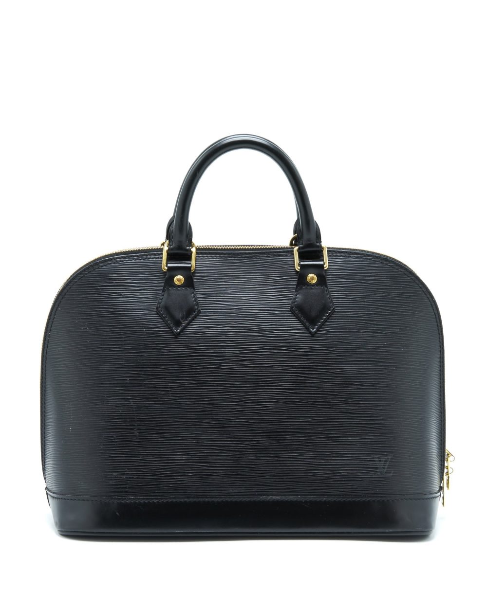 AAA Replica Louis Vuitton LV ALMA BAG EPI BLACK GHW