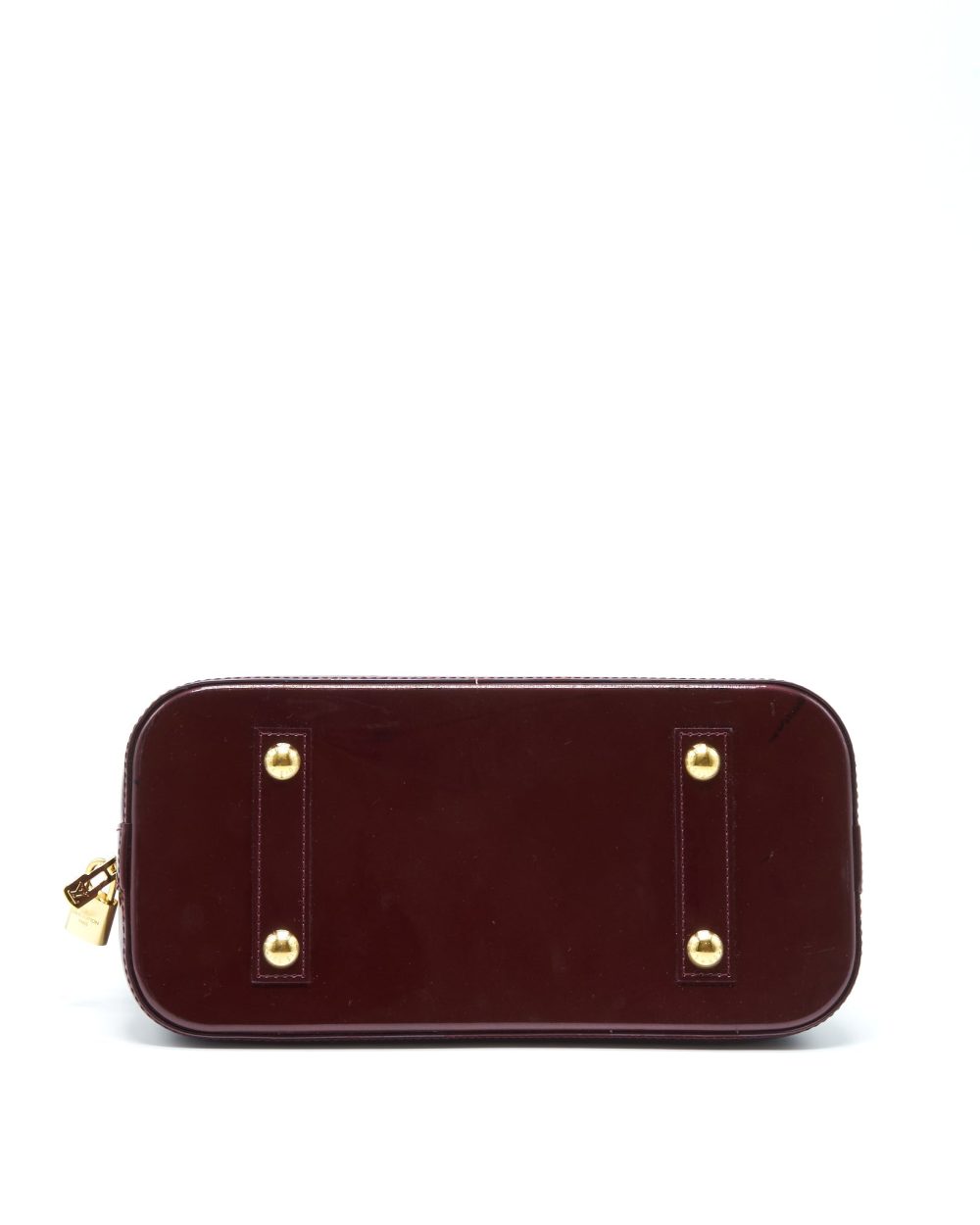 AAA Replica Louis Vuitton LV ALMA PM PATENT AMARANTE GHW