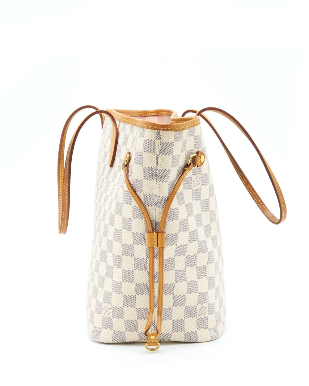 AAA Replica Louis Vuitton LV Neverfull MM Damier Azur GHW