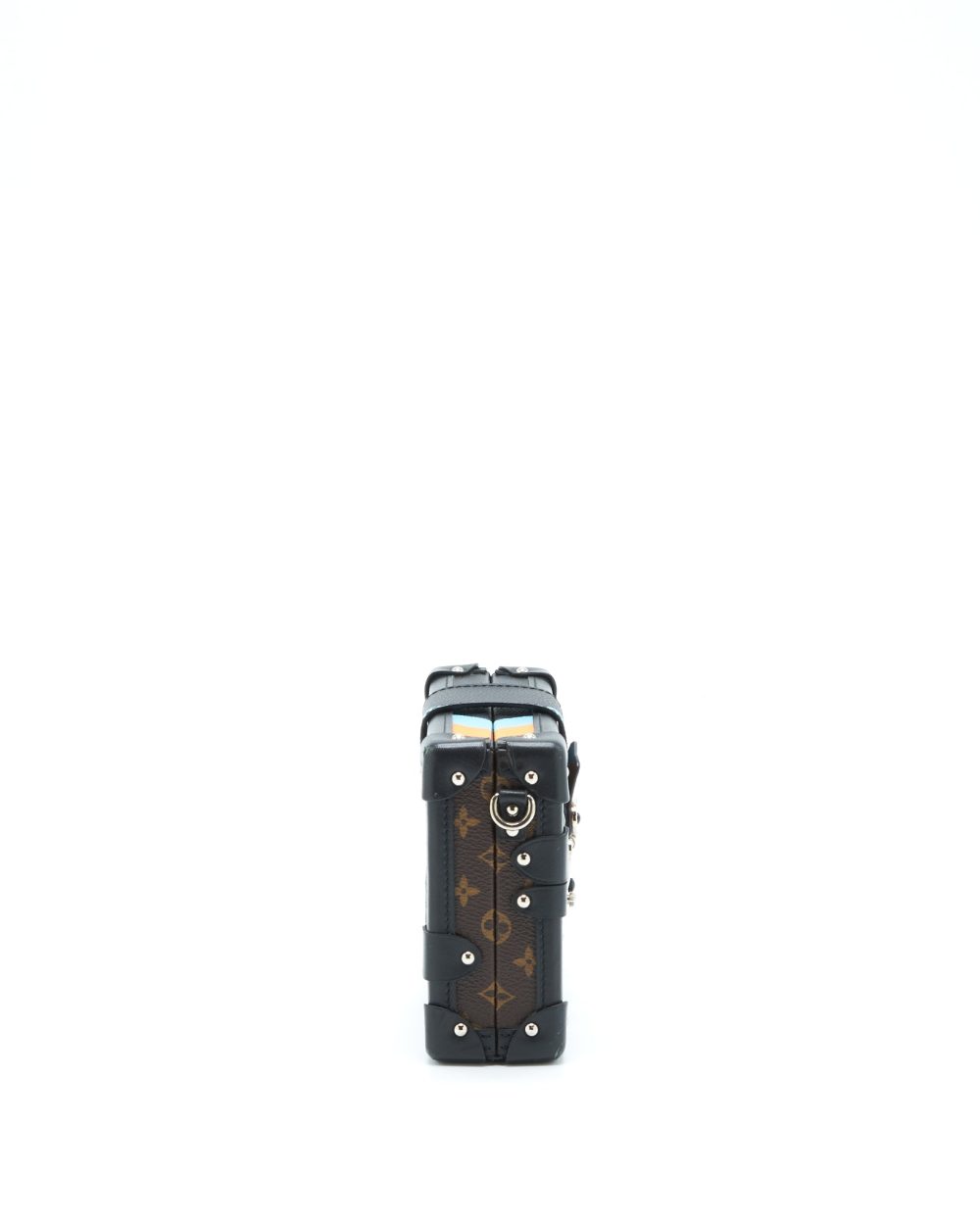 AAA Replica Louis Vuitton LV PETIT MALLE LIMITED EDITION MONOGRAM CANVAS / BLACK / BLUE / YELLOW