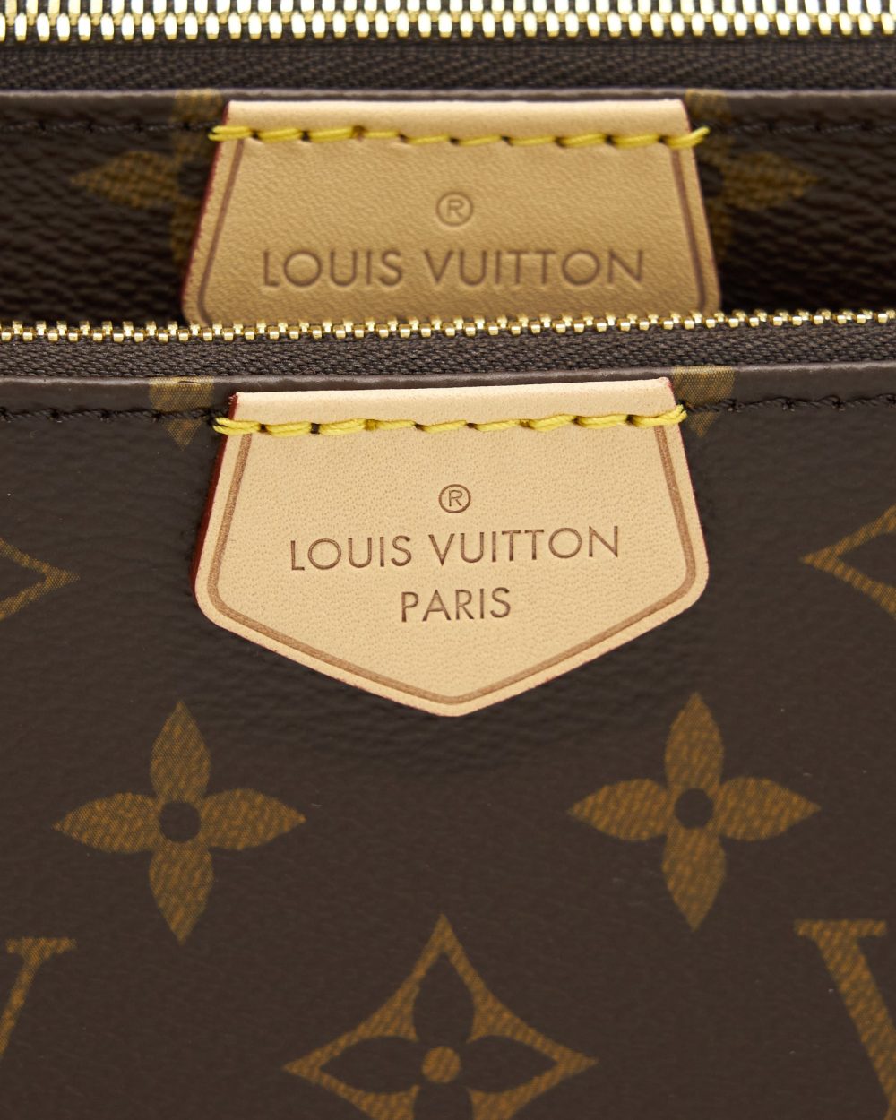 AAA Replica Louis Vuitton LV MULTI POCHETTE ACCESSORIES MONOGRAM CANVAS ROSE CLAIR GHW