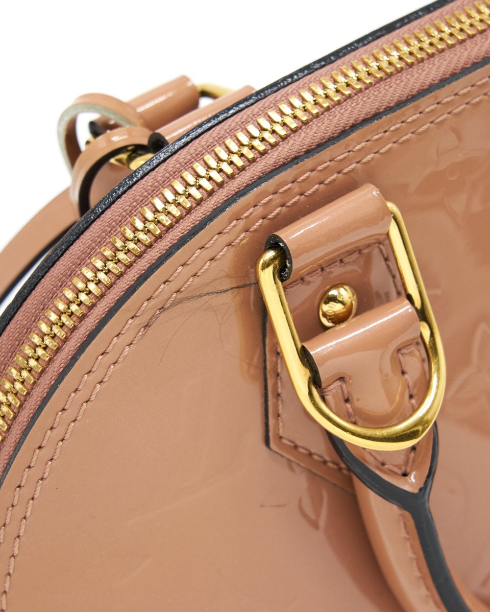 AAA Replica Louis Vuitton LV ALMA BB PATENT PINK GHW