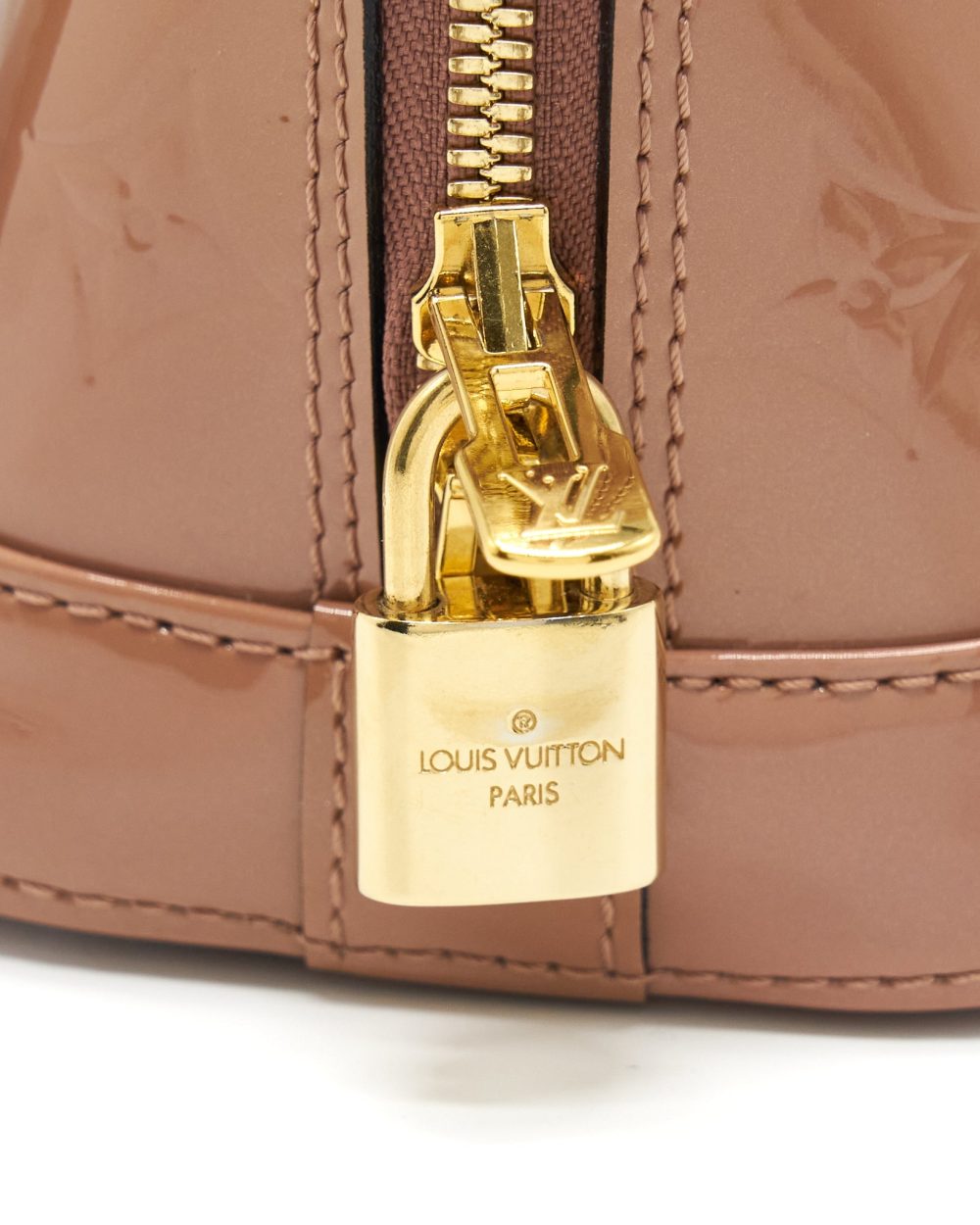 AAA Replica Louis Vuitton LV ALMA BB PATENT PINK GHW