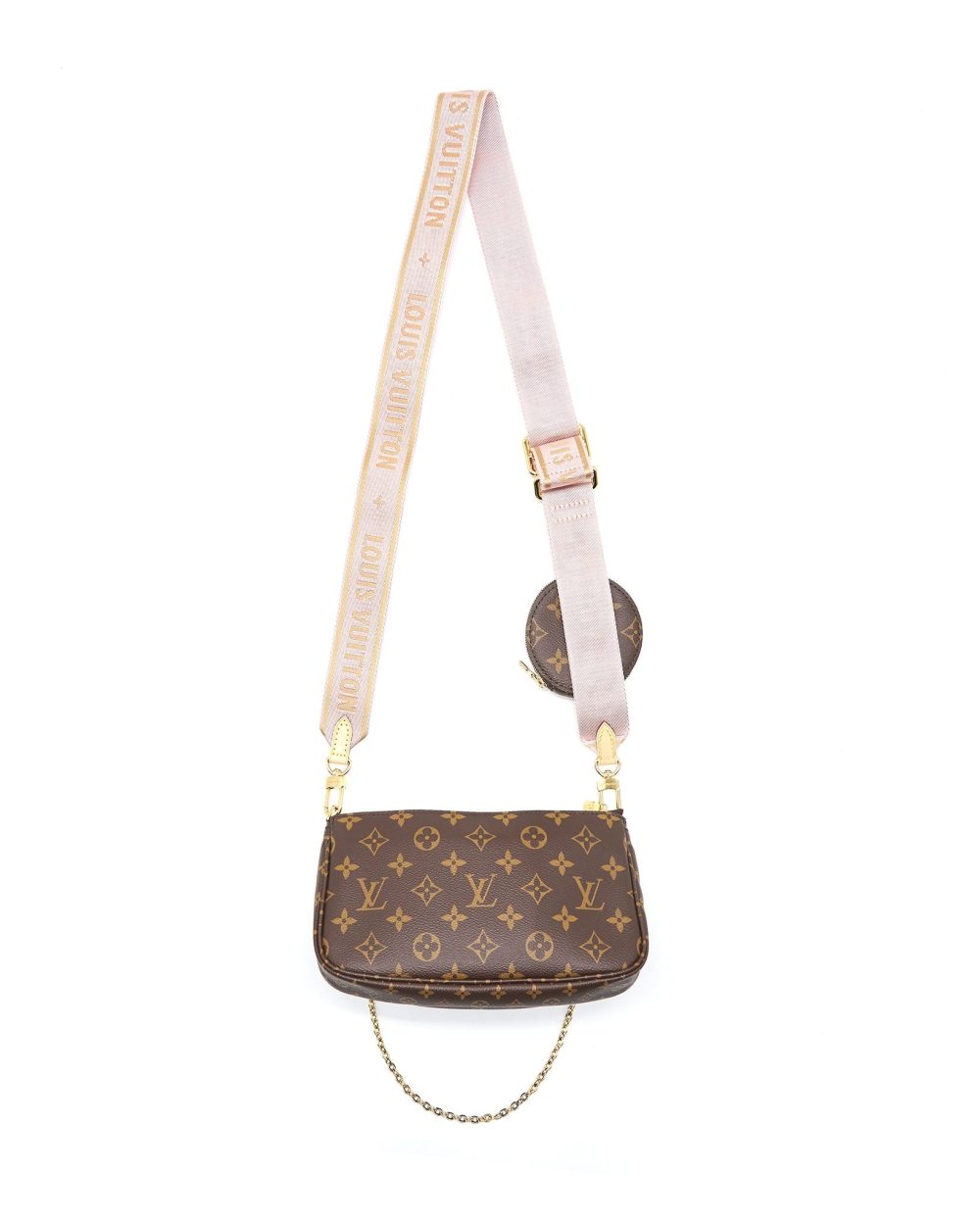 AAA Replica Louis Vuitton LV MULTI POCHETTE ROSE CLAIR