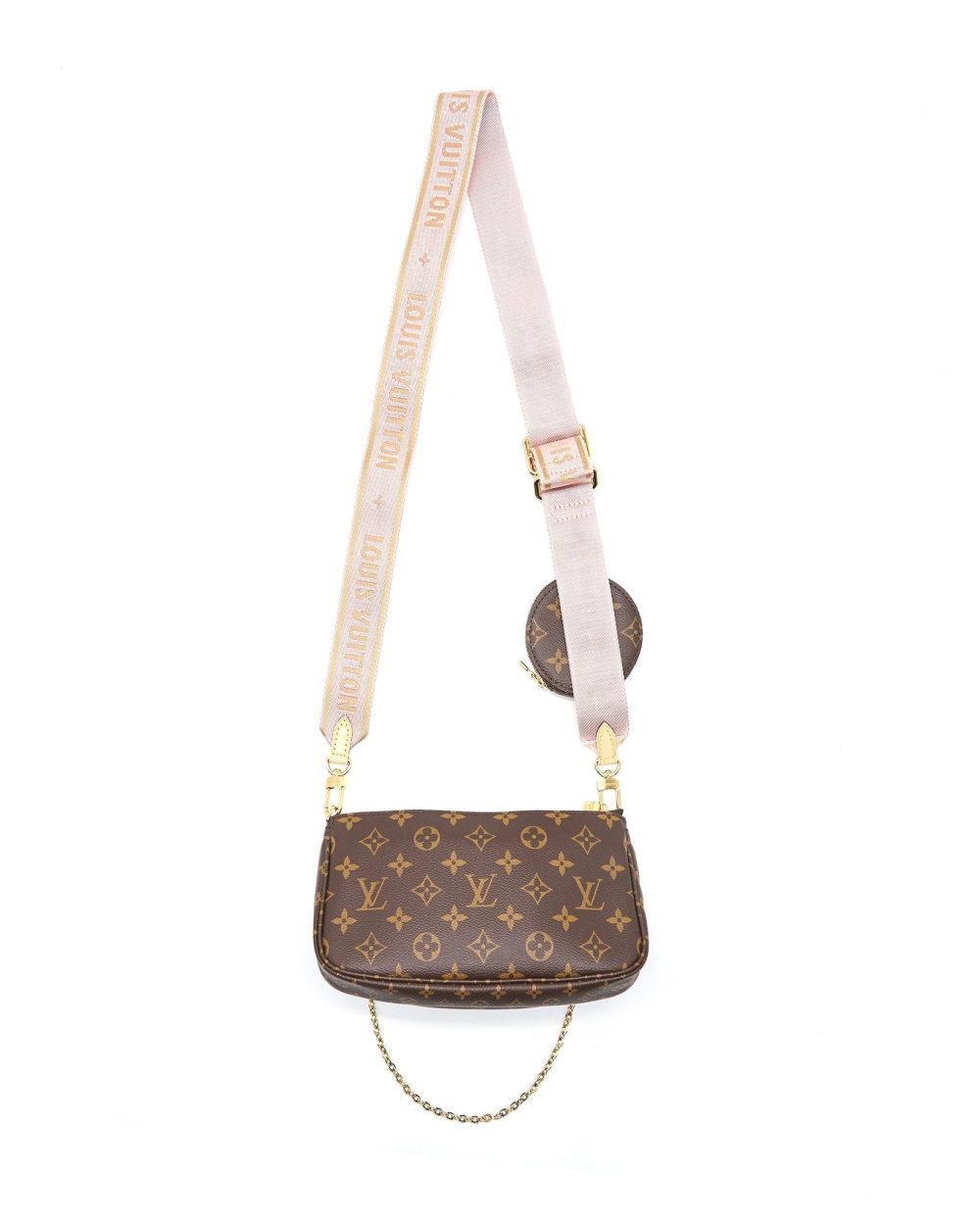 AAA Replica Louis Vuitton LV MULTI POCHETTE ACCESSORIES ROSE CLAIR YEAR 2019