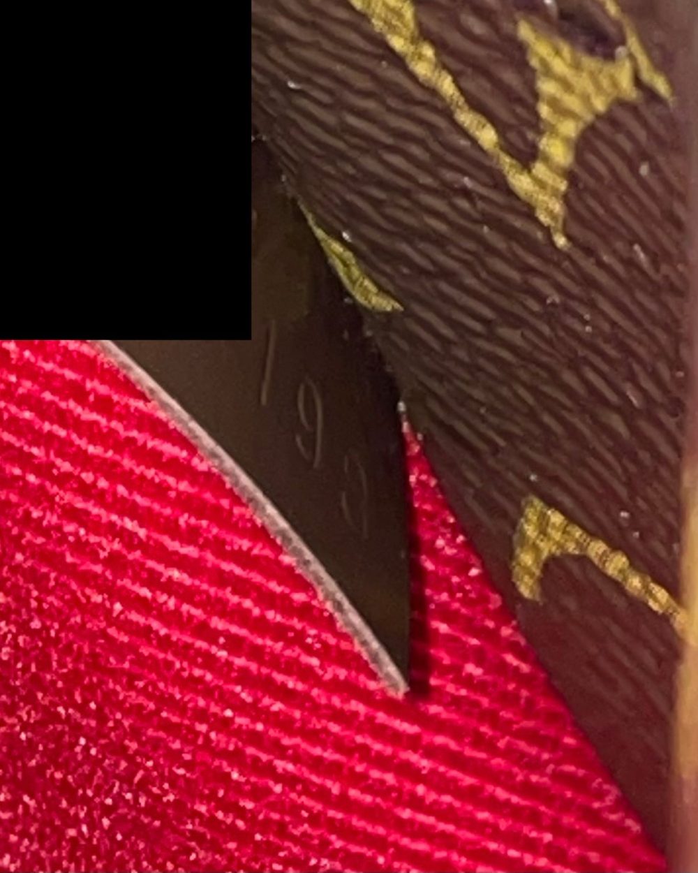 AAA Replica Louis Vuitton LV ALMA BB LIMITED EDITION VERNI MIROIR PATENT RED/MONOGRAM CANVAS GHW