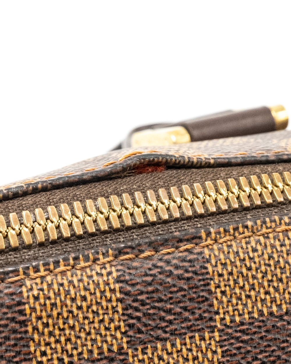 AAA Replica Louis Vuitton LV RIBERA MM TOTE DAMIER EBENE CANVAS GHW