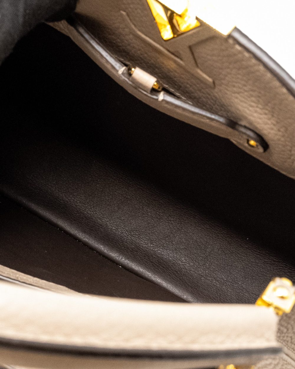 AAA Replica Louis Vuitton LV CAPUCINES PM CALFSKIN GREY GHW