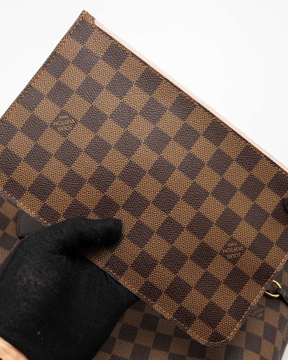 AAA Replica Louis Vuitton LV NEVERFULL MM DAMIER EBENE CANVAS GHW