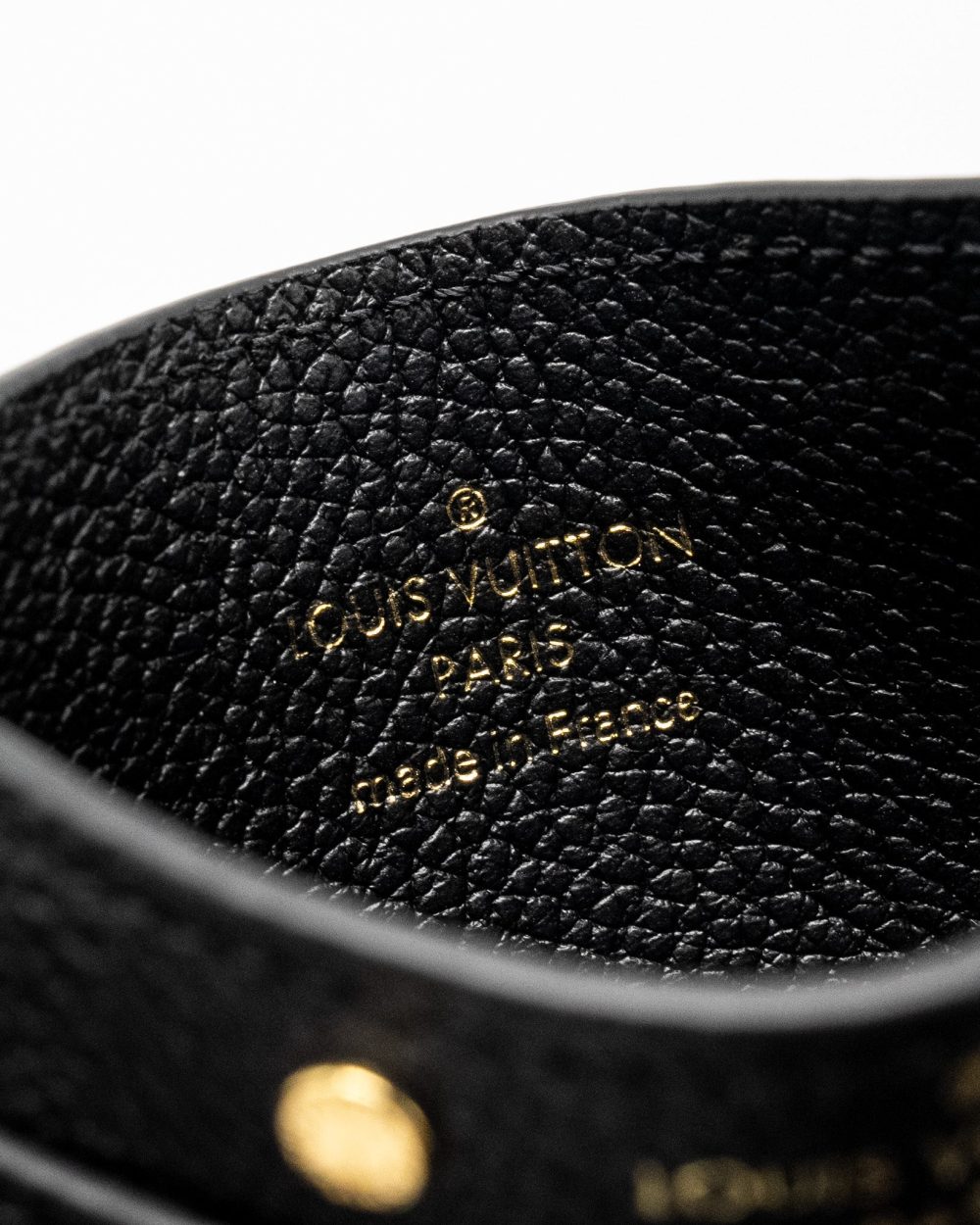 AAA Replica Louis Vuitton LV CARD HOLDER BICOLOUR MONOGRAM EMPREINTE BLACK /BEIGE GHW