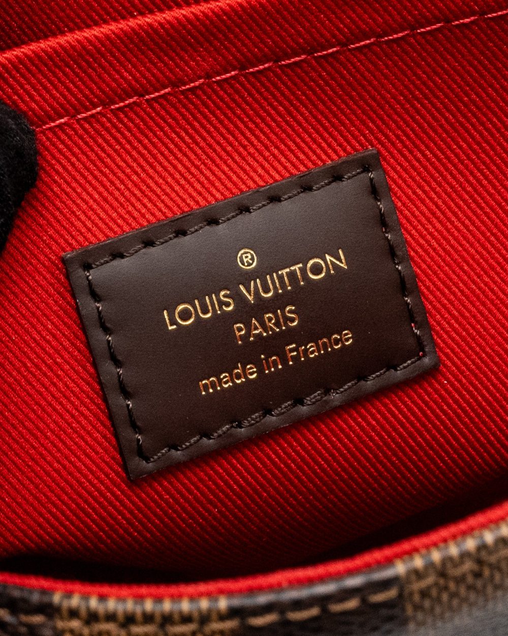 AAA Replica Louis Vuitton LV CROISETTE DAMIER EBENE GHW