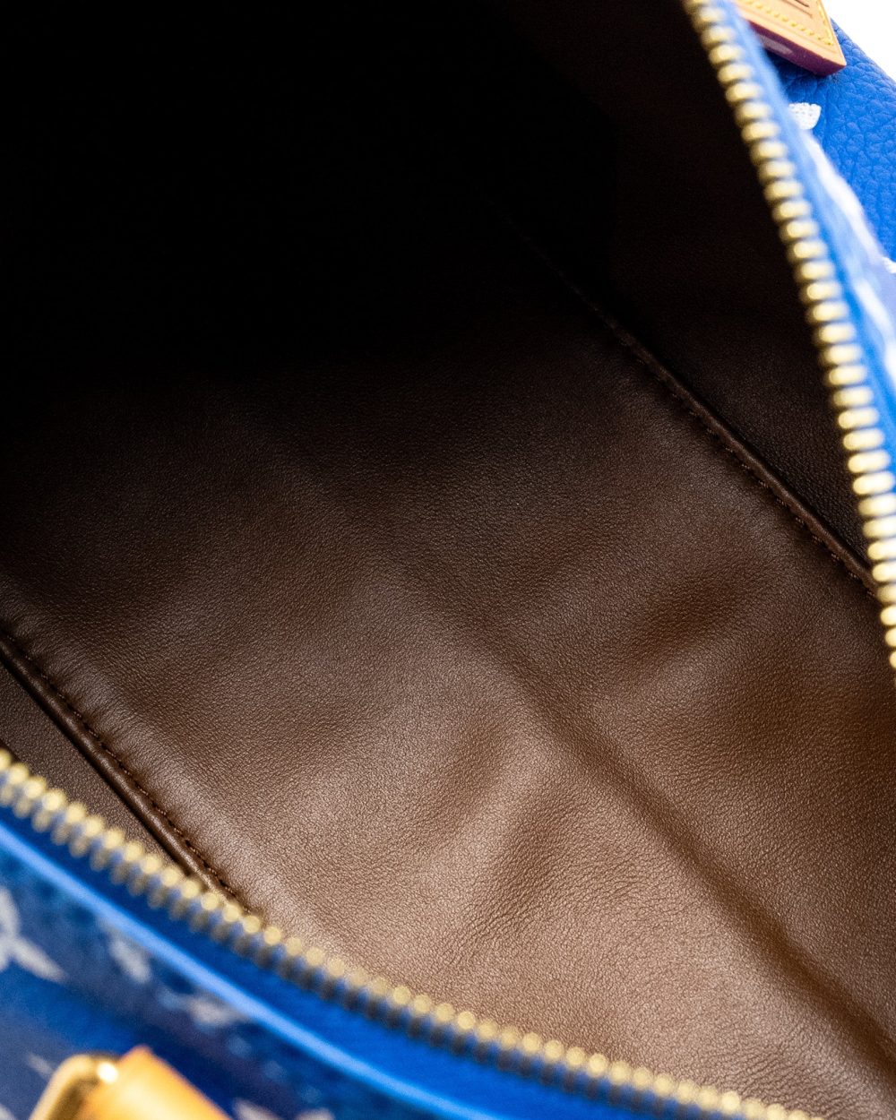 AAA Replica Louis Vuitton LV SPEEDY P9 BANDOULIERE 25 MONOGRAM SOFT CALFSKIN BLEU GHW