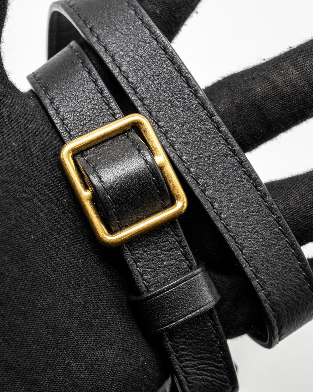 AAA Replica Louis Vuitton LV NEW WAVE BUMBAG CALFSKIN BLACK GHW