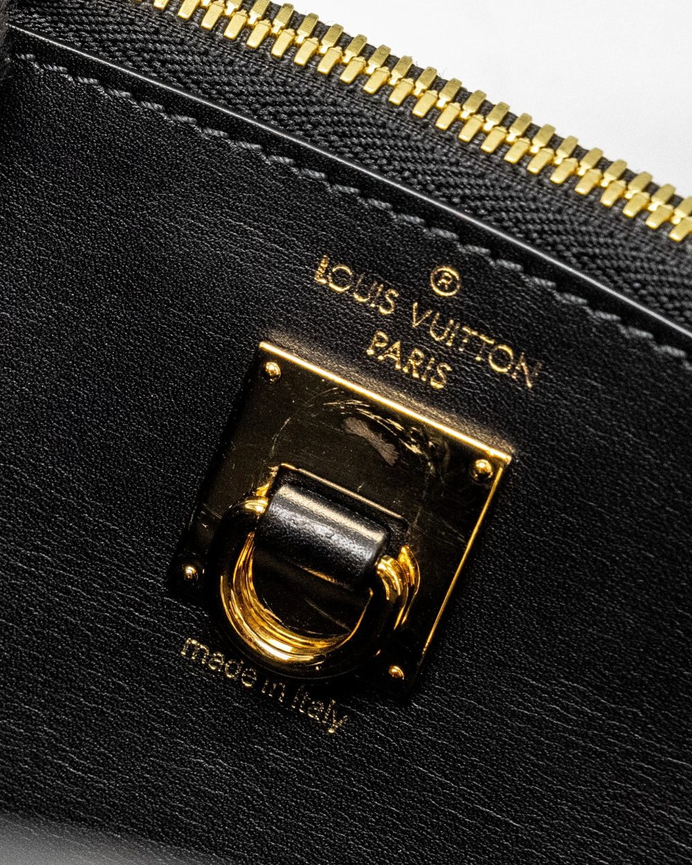 AAA Replica Louis Vuitton LV CITY STEAMER PM GRAINED CALFSKIN BLACK GHW