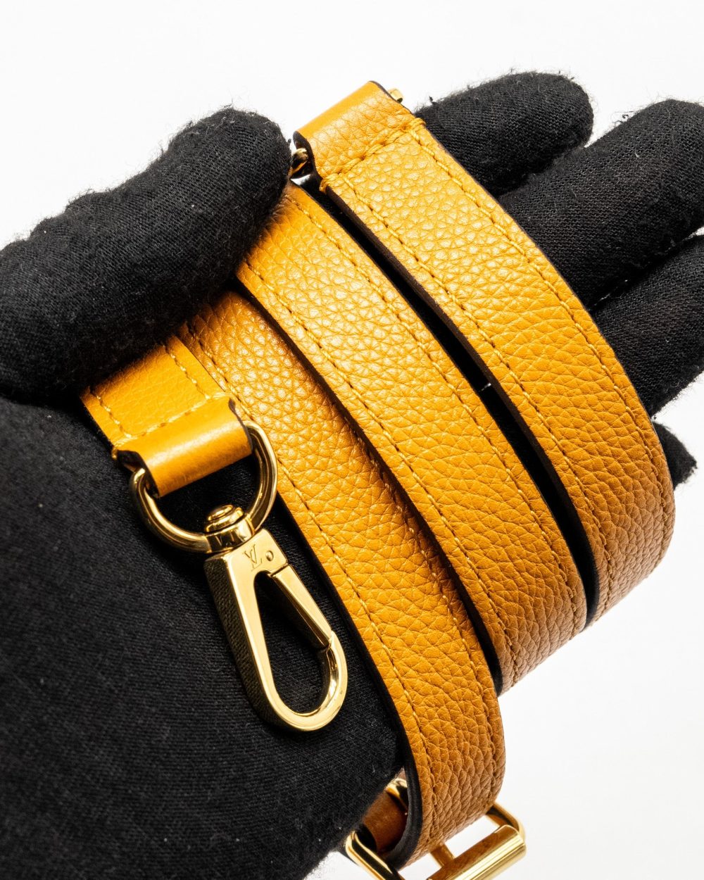 AAA Replica Louis Vuitton LV TOP HANDLE FLAP BAG CALFSKIN YELLOW GHW