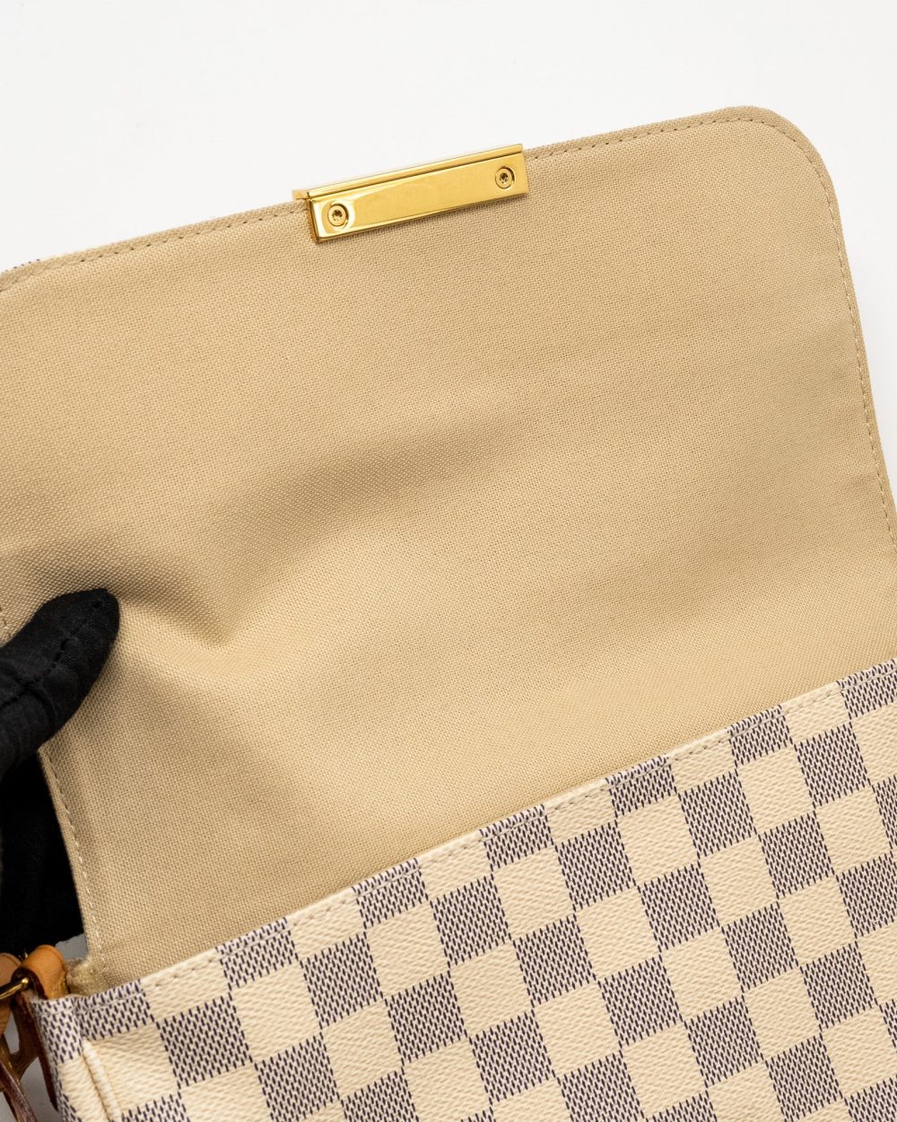 AAA Replica Louis Vuitton LV FAVORITE MM DAMIER AZUR CANVAS GHW