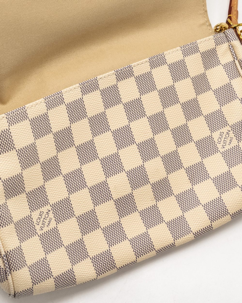 AAA Replica Louis Vuitton LV FAVORITE MM DAMIER AZUR CANVAS GHW