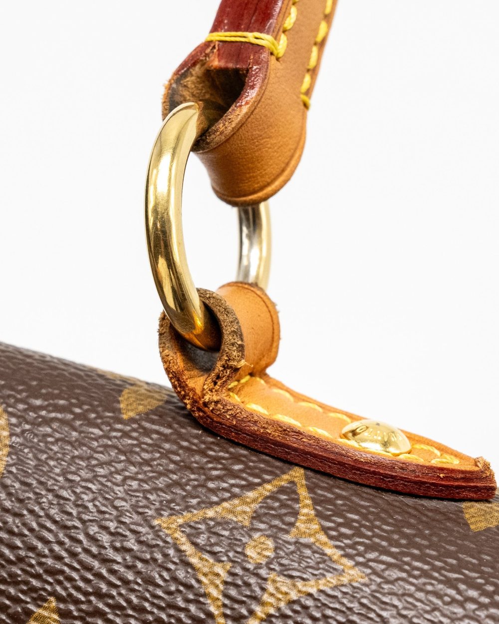 AAA Replica Louis Vuitton LV CLUNY BB MONOGRAM CANVAS WITH PINK STRAP GHW