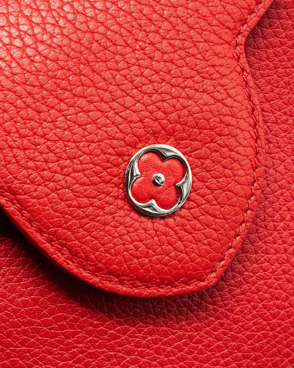 AAA Replica Louis Vuitton LV CAPUCINE BB TAURILLON RED SHW