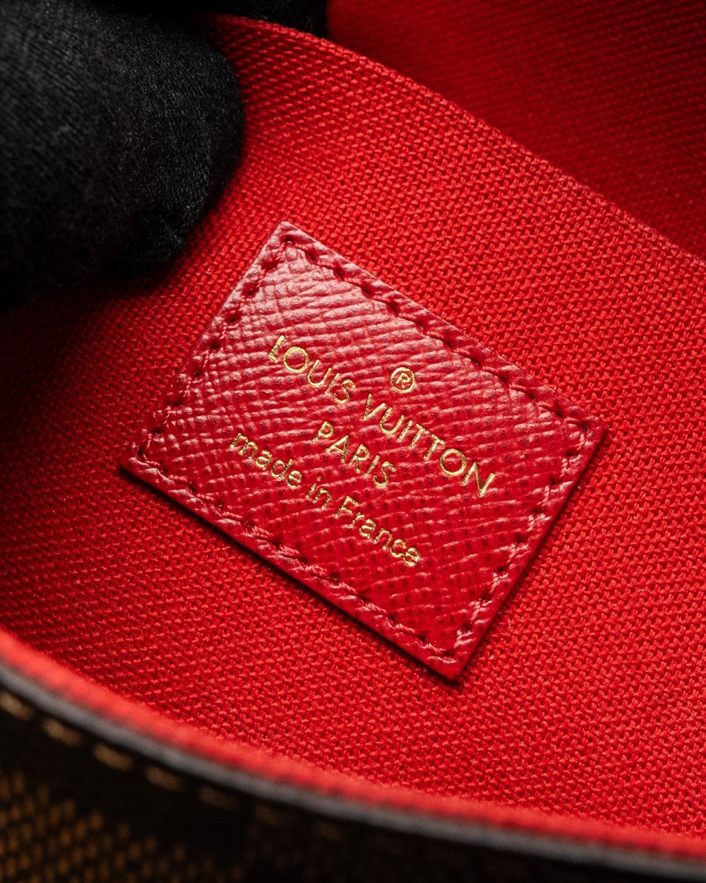 AAA Replica Louis Vuitton LV FELICIE POCHETTE DAMIER EBENE CANVAS GHW
